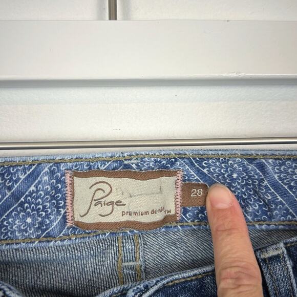 PAIGE Laurel Canyon Y2K Flare Jeans Size 28 - Picture 3 of 7